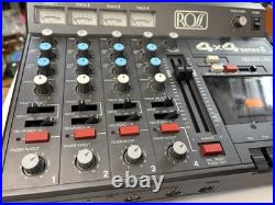 Ross R-4x4 Vintage 4-Track Mixer Recorder Deck Cassette Player TESTED Ross R-4x4 Vintage 4-Track Mixer Recorder Deck Cassette Player TESTED