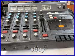 Ross R-4x4 Vintage 4-Track Mixer Recorder Deck Cassette Player TESTED Ross R-4x4 Vintage 4-Track Mixer Recorder Deck Cassette Player TESTED