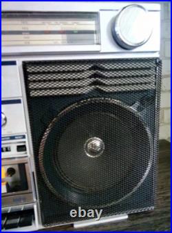 SANKEI TCR-S90llEE Rare Vintage Stereo Radio Double Cassette Deck Boombox Japan SANKEI TCR-S90llEE Rare Vintage Stereo Radio Double Cassette Deck Boombox Japan