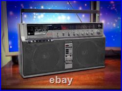 SANYO BOOMBOX? RaRe? Vintage Stereo Cassette Recorder