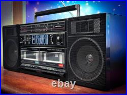 SANYO BOOMBOX? RaRe? Vintage Stereo Cassette Recorder