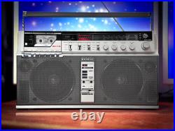 SANYO BOOMBOX? RaRe? Vintage Stereo Cassette Recorder