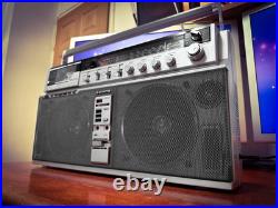 SANYO BOOMBOX? RaRe? Vintage Stereo Cassette Recorder