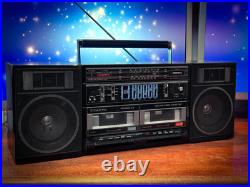 SANYO BOOMBOX? RaRe? Vintage Stereo Cassette Recorder