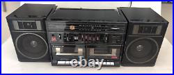SANYO C35 VINTAGE RADIO CASSETTE RECORDER 1980s Made in Japan