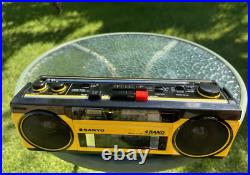 SANYO M-S350LE Rare Vintage Radio Cassette Recorder SANYO M-S350LE Rare Vintage Radio Cassette Recorder
