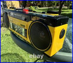 SANYO M-S350LE Rare Vintage Radio Cassette Recorder SANYO M-S350LE Rare Vintage Radio Cassette Recorder
