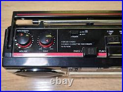 SANYO M-S350LE Rare Vintage Radio Cassette Recorder Boombox Ghettoblaster Alarm SANYO M-S350LE Rare Vintage Radio Cassette Recorder Boombox Ghettoblaster Alarm