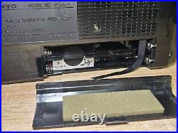 SANYO M-S350LE Rare Vintage Radio Cassette Recorder Boombox Ghettoblaster Alarm SANYO M-S350LE Rare Vintage Radio Cassette Recorder Boombox Ghettoblaster Alarm