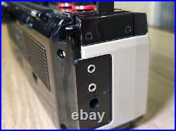 SANYO M-S350LE Rare Vintage Radio Cassette Recorder Boombox Ghettoblaster Alarm SANYO M-S350LE Rare Vintage Radio Cassette Recorder Boombox Ghettoblaster Alarm