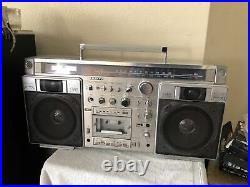 SANYO M-X920 Vintage Stereo Cassette Recorder Boombox Parts/Repair