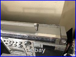 SANYO M-X920 Vintage Stereo Cassette Recorder Boombox Parts/Repair