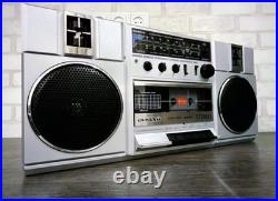 SANYO M9811LU Rare Vintage Stereo Radio Cassette Recorder 1984