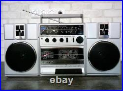 SANYO M9811LU Rare Vintage Stereo Radio Cassette Recorder 1984