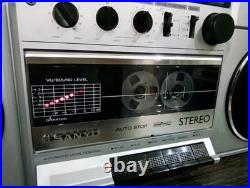 SANYO M9811LU Rare Vintage Stereo Radio Cassette Recorder 1984
