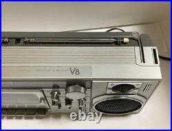 SANYO MR-V8 Radio Cassette Recorder Player FM/AM 2-Band Stereo Vintage #W1286 SANYO MR-V8 Radio Cassette Recorder Player FM/AM 2-Band Stereo Vintage #W1286