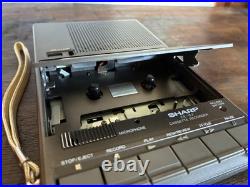 SHARP CE-152 Cassette Recorder Player Tested Working Vintage