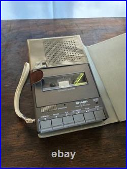 SHARP CE-152 Cassette Recorder Player Tested Working Vintage