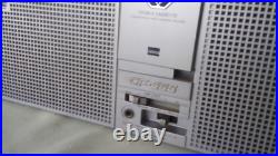 SHARP GF-555 stereo boom box cassette player radio tape recorde vintage USED