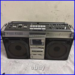 SHARP GF-555S Boombox Radio Cassette Recorder APSS Search Vtg Japan Model