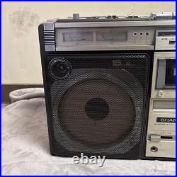 SHARP GF-555S Boombox Radio Cassette Recorder APSS Search Vtg Japan Model