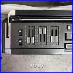 SHARP GF-555S Boombox Radio Cassette Recorder APSS Search Vtg Japan Model