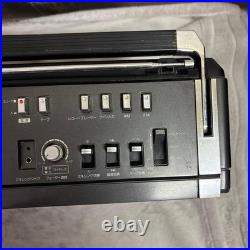 SHARP GF-555S Boombox Radio Cassette Recorder APSS Search Vtg Japan Model