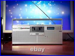 SHARP GF-8 SILVER? RaRe? Vintage Stereo Cassette Tape Recorder