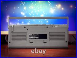 SHARP GF-8 SILVER? RaRe? Vintage Stereo Cassette Tape Recorder