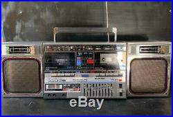SHARP GF-800Z Stereo Retro Boombox Vintage Radio Cassette Recorder