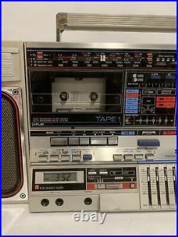SHARP GF 800Z Stereo Retro Boombox Vintage Radio Cassette Recorder