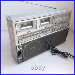 SHARP GF-818SB THE SEARCHER-W Cassette Recorder Boom Box vintage works