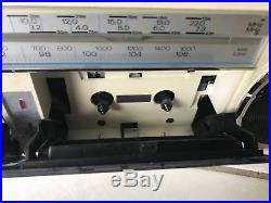 SHARP QT77 VINTAGE BOOMBOX AM/FM Stereo Dual Cassette Player/Recorder COOL