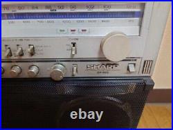 SHARP THE SEARCHER-W Stereo Tape Recorder GF-999 With Radio Vintage Japan Used