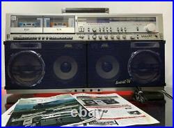 SHARP THE SEARCHER-W Stereo Tape Recorder GF-999 With Radio Vintage Japan Used 2