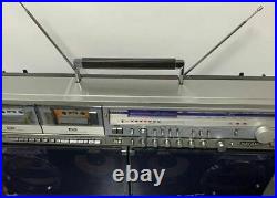 SHARP THE SEARCHER-W Stereo Tape Recorder GF-999 With Radio Vintage Japan Used 2