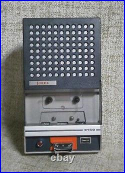 SIERA NIB Battery Compact Cassette Player Tape Recorder Rare Unique Vintage