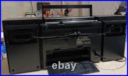 SILVER SR 2040 Rare Vintage Cassete Boombox Japan Retro Warranty SILVER SR 2040 Rare Vintage Cassete Boombox Japan Retro Warranty