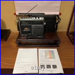 SONY CF-1600 Radio Cassette Recorder Working Vintage Japan Maintained with Case