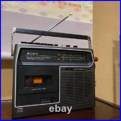 SONY CF-1600 Radio Cassette Recorder Working Vintage Japan Maintained with Case