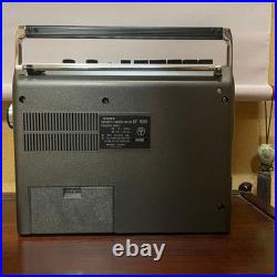 SONY CF-1600 Radio Cassette Recorder Working Vintage Japan Maintained with Case