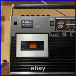 SONY CF-1700 Radio Cassette Recorder Vintage Japan AM/FM/SW Serviced Fully Works