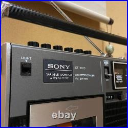 SONY CF-1700 Radio Cassette Recorder Vintage Japan AM/FM/SW Serviced Fully Works