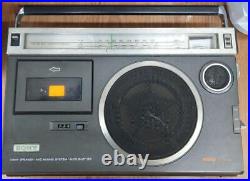 SONY CF-1980 II Vintage Radio Stereo AM/FM Cassette Player Recorder USED AS-IS