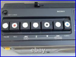 SONY CF-1980 Radio Cassette Recorder Boombox Vintage Japan Serviced FullyWorks