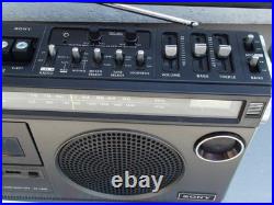 SONY CF-1980 Radio Cassette Recorder Boombox Vintage Japan Serviced FullyWorks