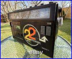SONY CF-470Y Rare Vintage Boombox Ghettoblaster Cassette Recorder in Box Japan SONY CF-470Y Rare Vintage Boombox Ghettoblaster Cassette Recorder in Box Japan