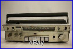 SONY CF-550A CASSETTE RECORDER STEREO GHETTO BLASTER BOOMBOX 1970s VINTAGE