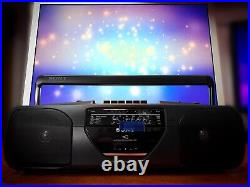 SONY CFS-201S? MINT? Open Boxed Vintage Cassette Stereo Boombox