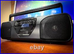 SONY CFS-201S? MINT? Open Boxed Vintage Cassette Stereo Boombox